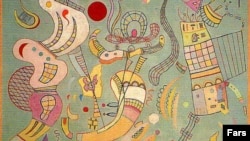 Arxiv foto: Vasily Kandinsky'nin Tehran muzeyində saxlanan əsəri