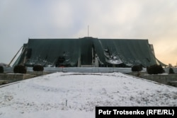 Қала әкімдігінің өрттен кейінгі суреті. Алматы, 29 қаңтар, 2022 жыл