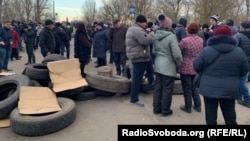 Протест в Новых Санжарах