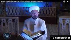 Aya Sofyada Quran oxunmasını TRT canlı yayınlayır