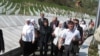 Bosnia-Herzegovina- European Union foreign policy chief Catherine Ashton lays flowers in the Srebrenica Genocide Memorial in Potocari, 18Apr 2013. 