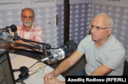 sağdan sola: Xaliq Bahadır və Hikmət Hacızadə