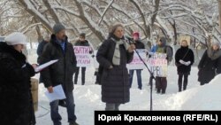 Экологический митинг в Барнауле