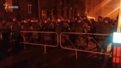 Пикет крымских татар в Киеве с первых минут (видео)